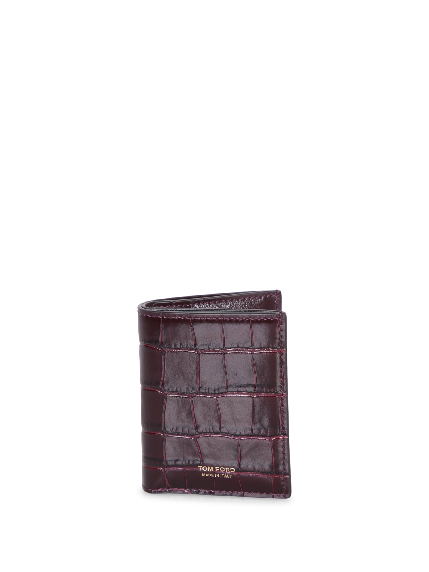 TOM FORD CROCO Bordeaux 지갑