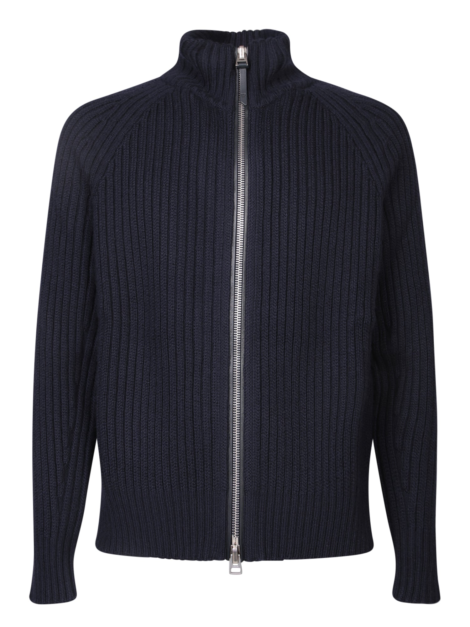TOM FORD 블루 캐시미어 블렌드 Fullzip 스웨터