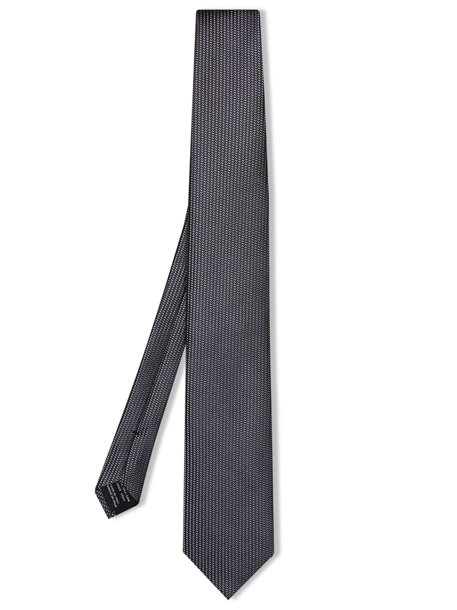 TOM FORD 실크 타이 GreyBlack