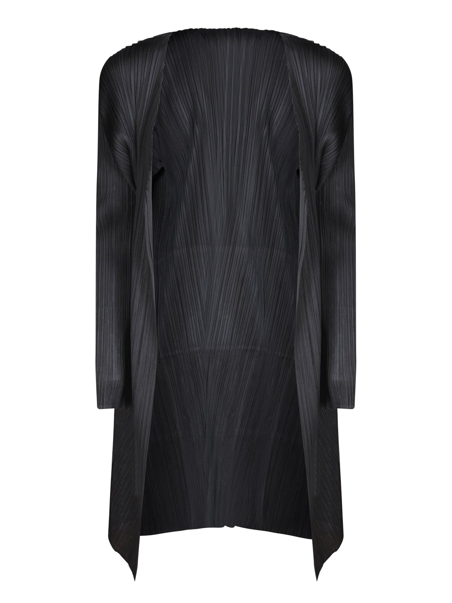 ISSEY MIYAKE 플리츠 Please 블랙 가디건