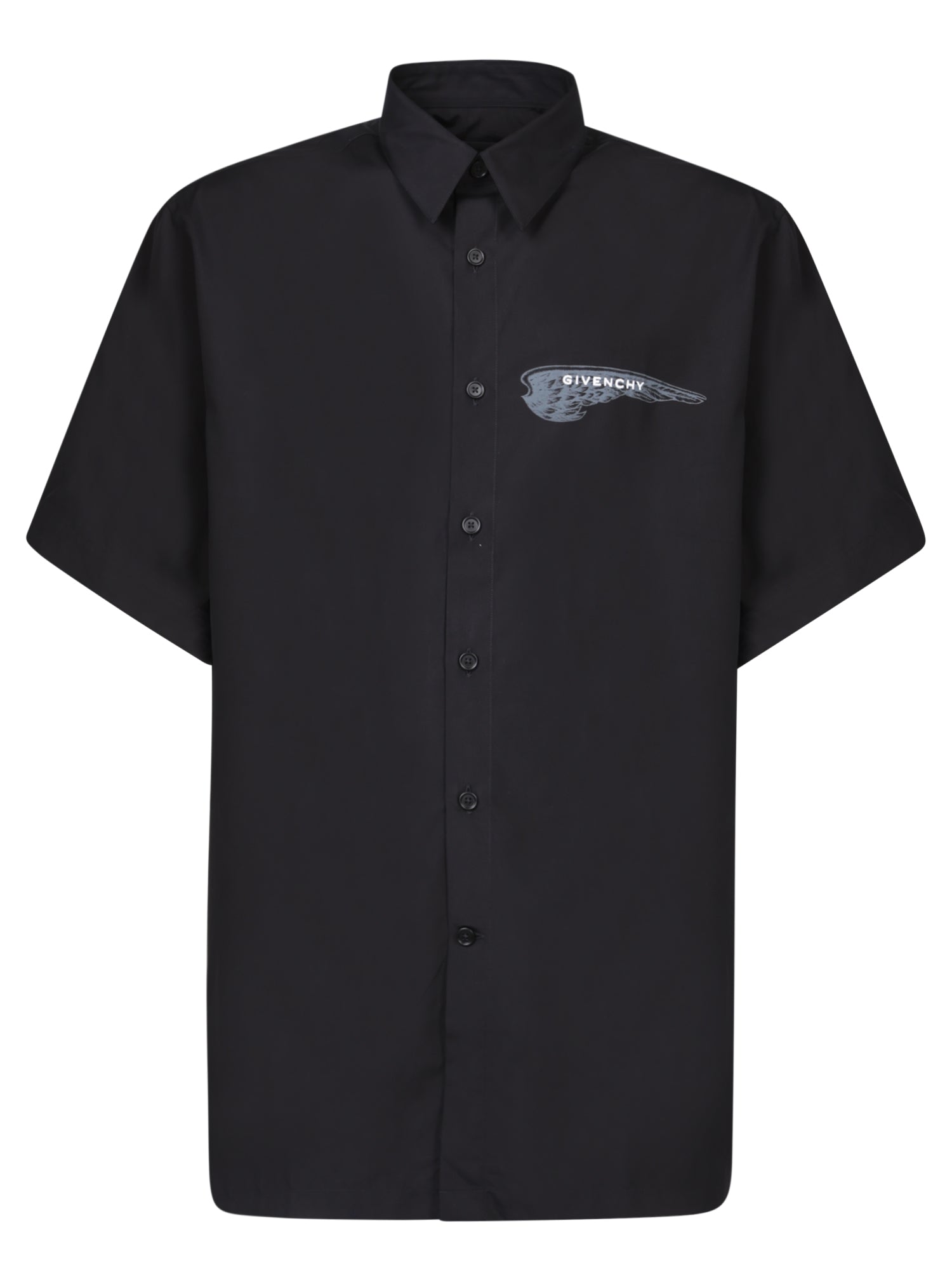 GIVENCHY 블랙 포플린 셔츠
