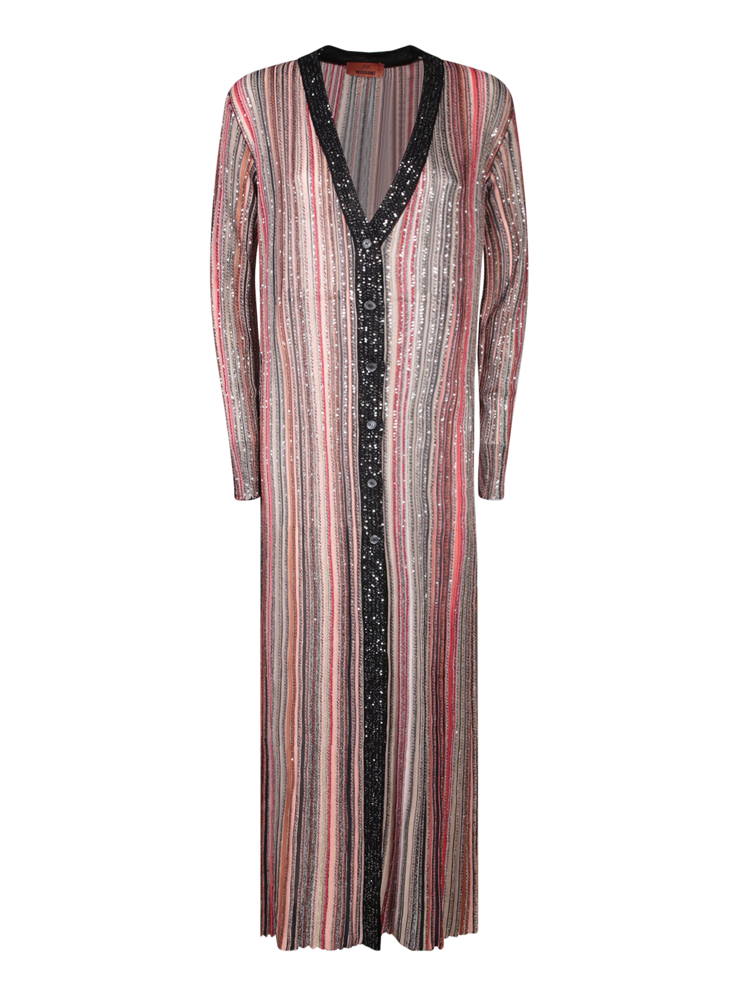 MISSONI 시퀸 멀티컬러 롱 가디건