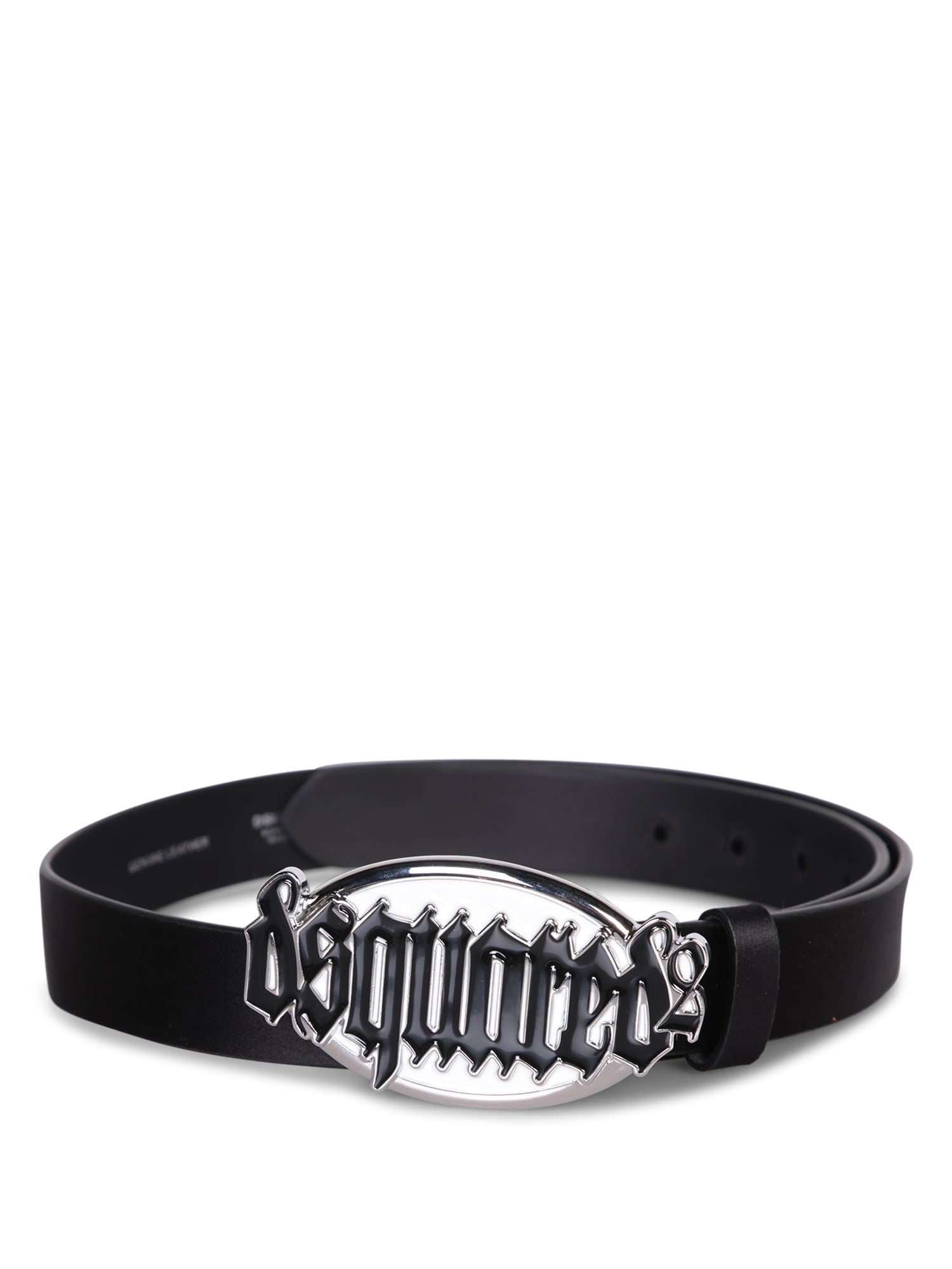 DSQUARED2 Gothic 샤틴 블랙 벨트