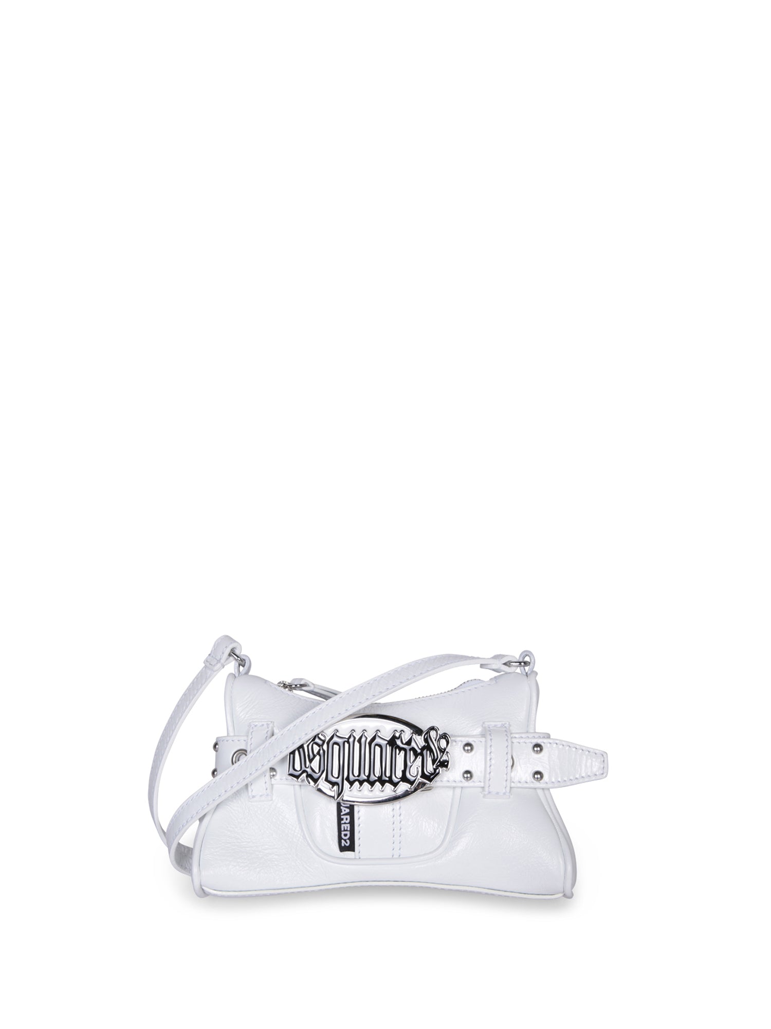 DSQUARED2 화이트 레더 미니 Gothic 백