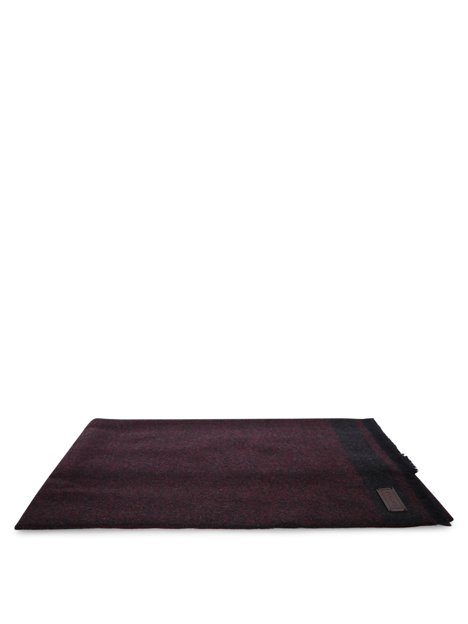 CANALI Bordeaux 헤링본 스카프