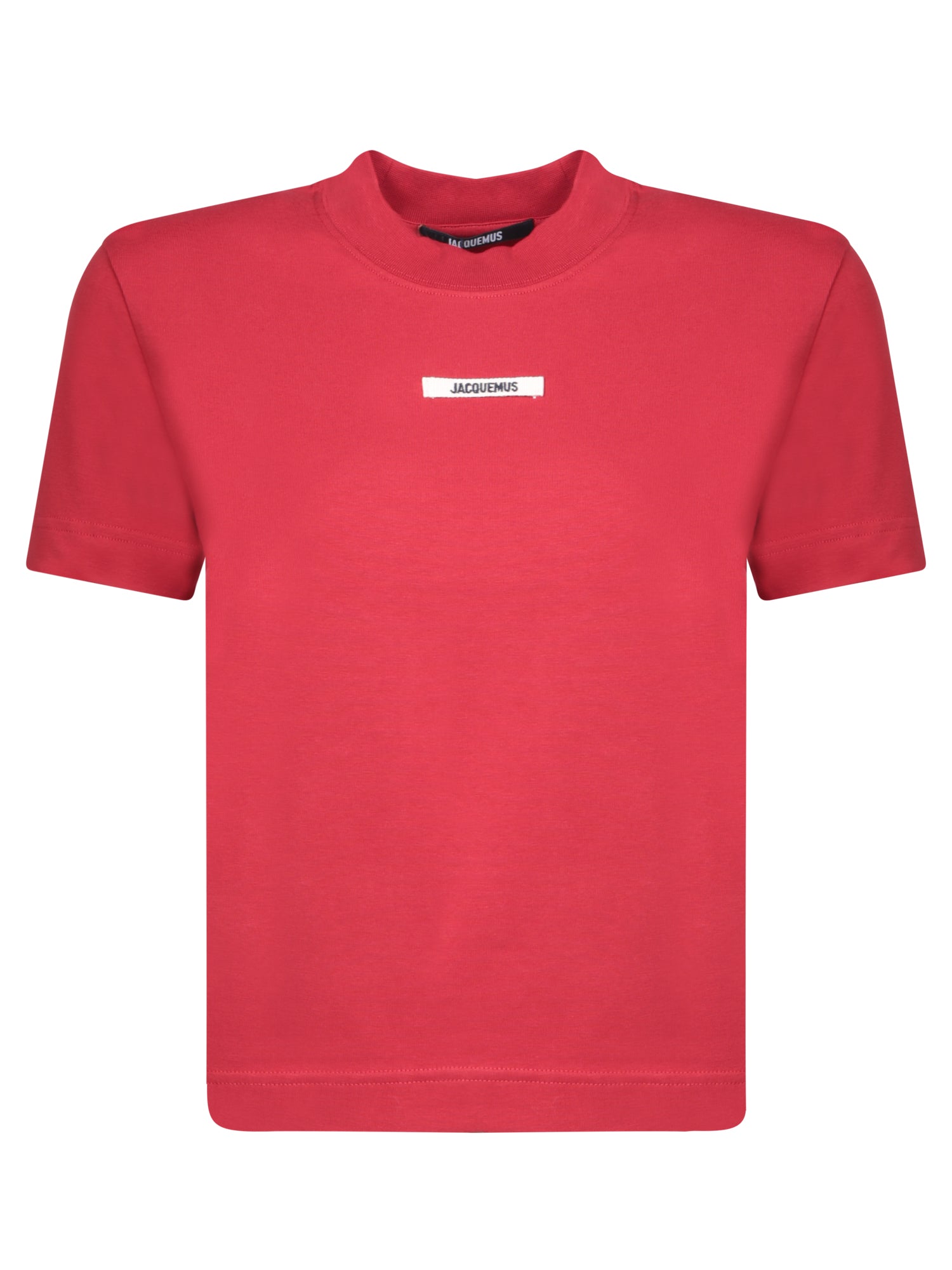 JACQUEMUS 로고 코튼 Red 티셔츠