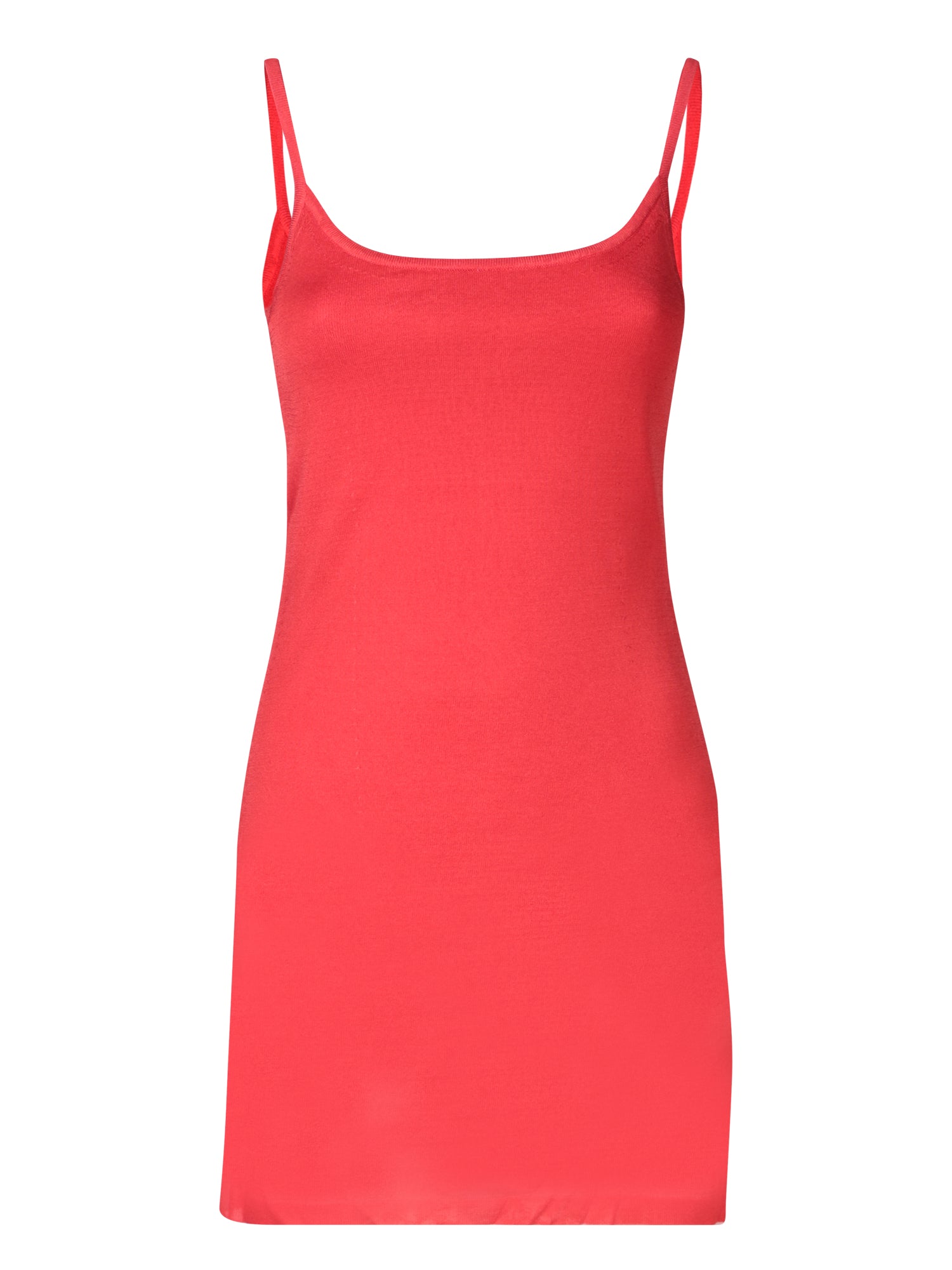 JACQUEMUS Roupao Red 미니 니트 드레스
