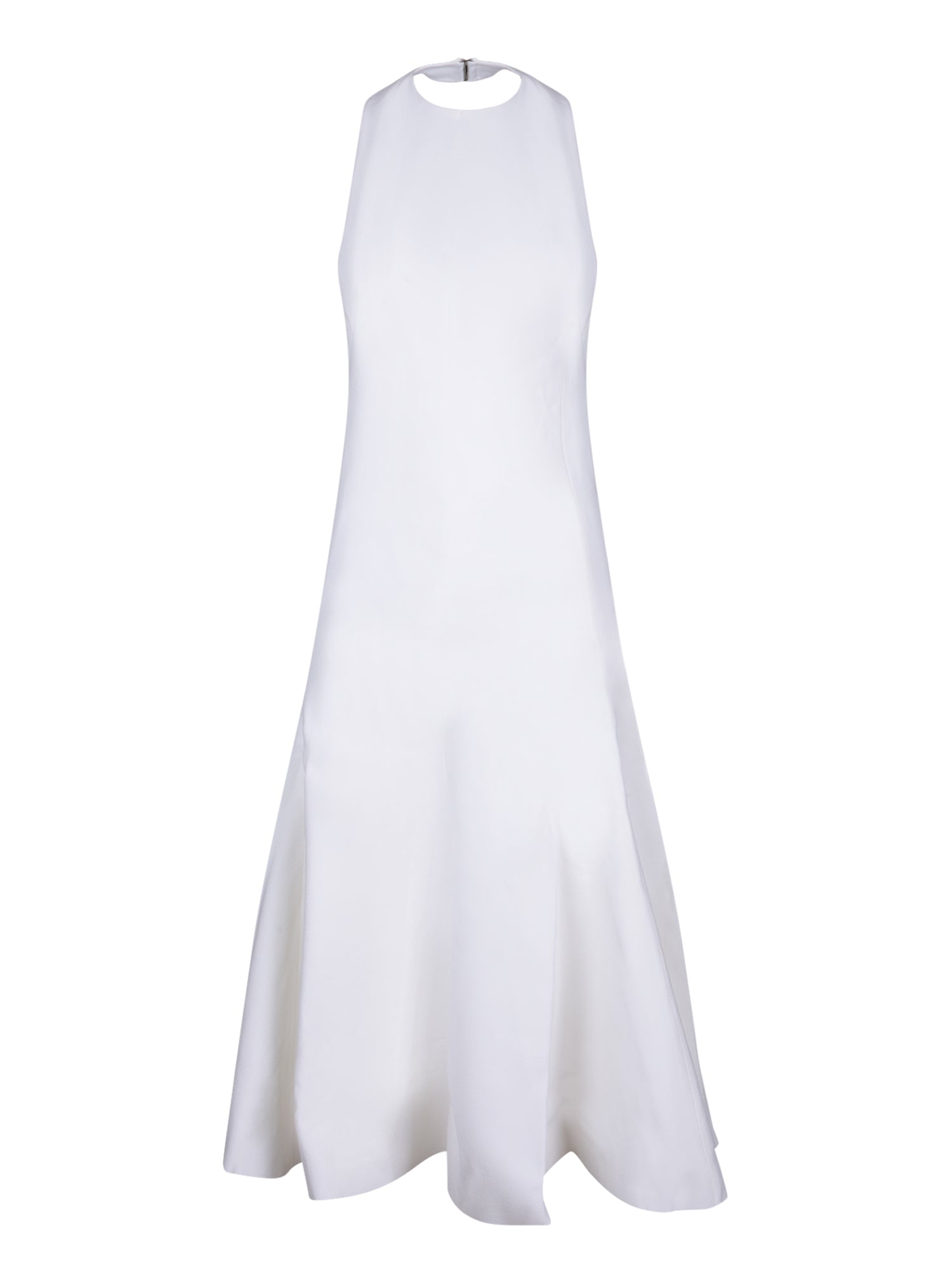 JACQUEMUS Favola 화이트 미디 드레스