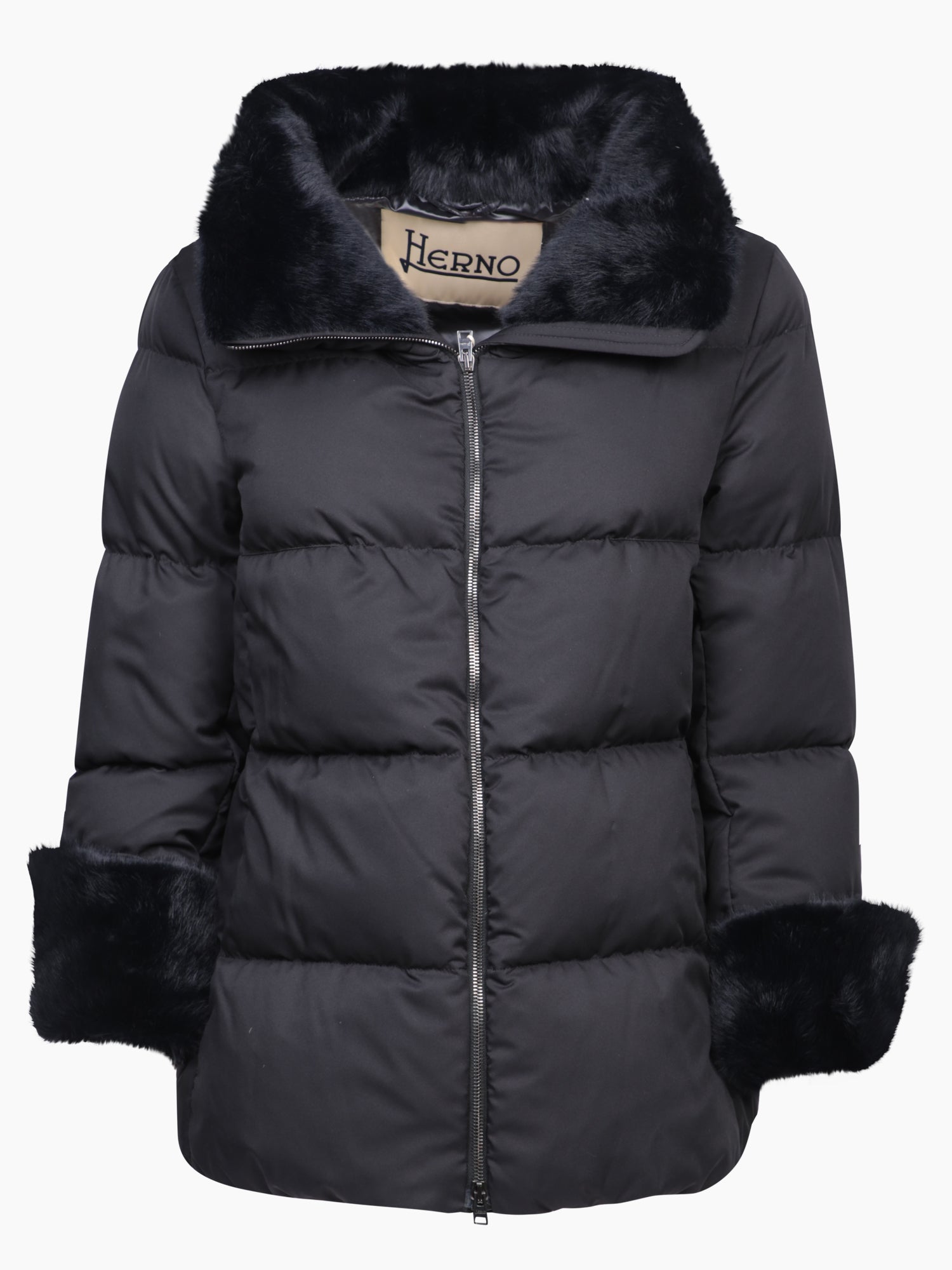 HERNO Arendelle 블랙 다운 자켓