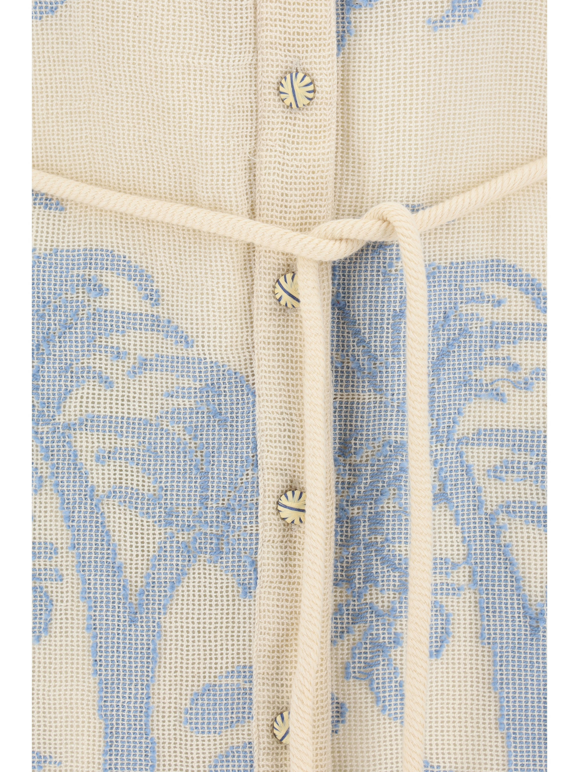ZIMMERMANN Ottie Palm 셔츠 드레스