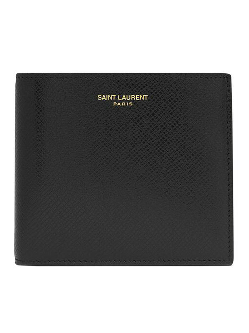 SAINT LAURENT 파리 Horizontal 지갑 in 코티드 Bark 레더
