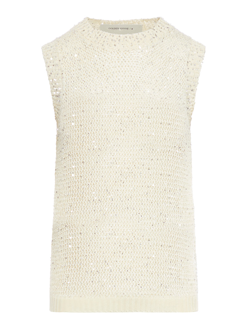 화이트 polyamide topwear