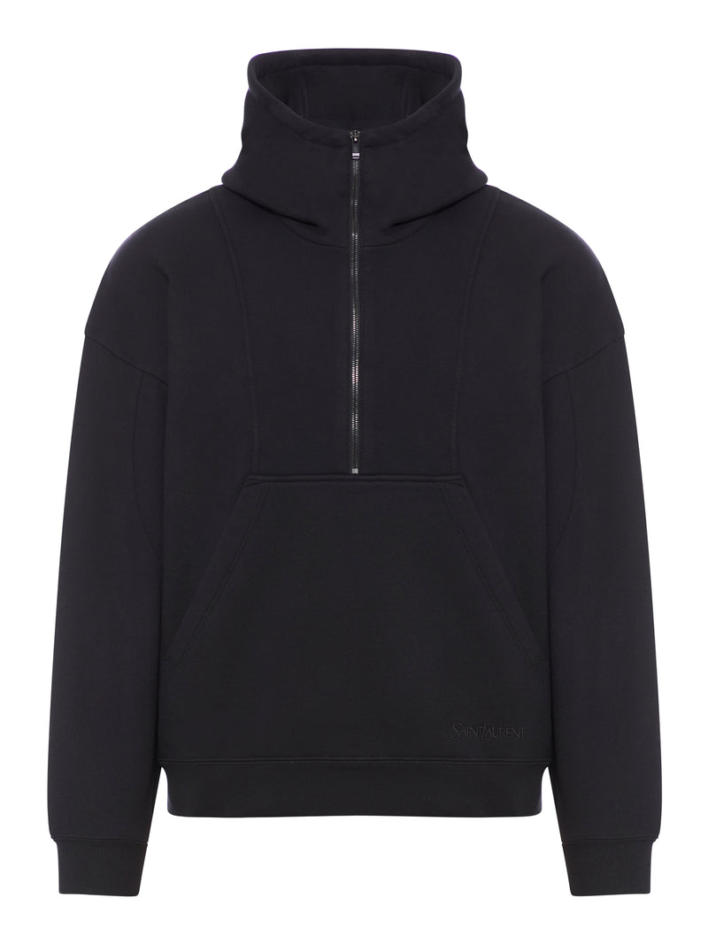 SAINT LAURENT 후드 위드 HALF ZIP