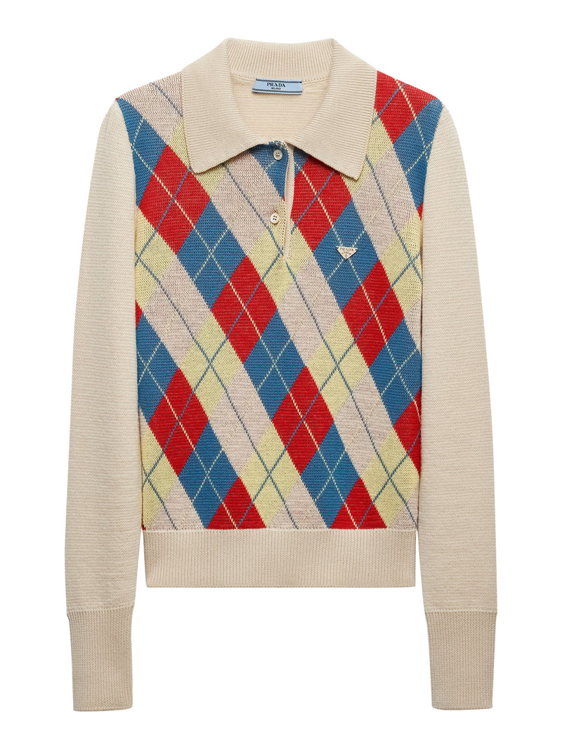 울 argyle 폴로