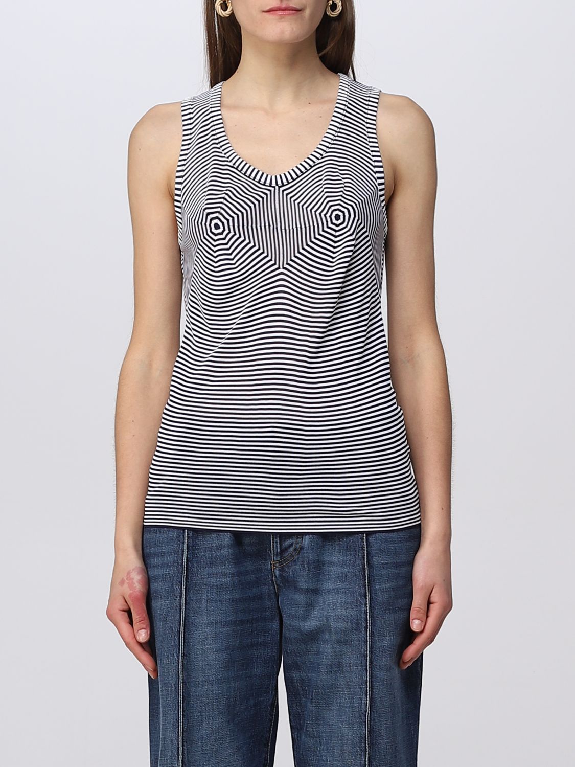 Bottega veneta 비스코스 탑