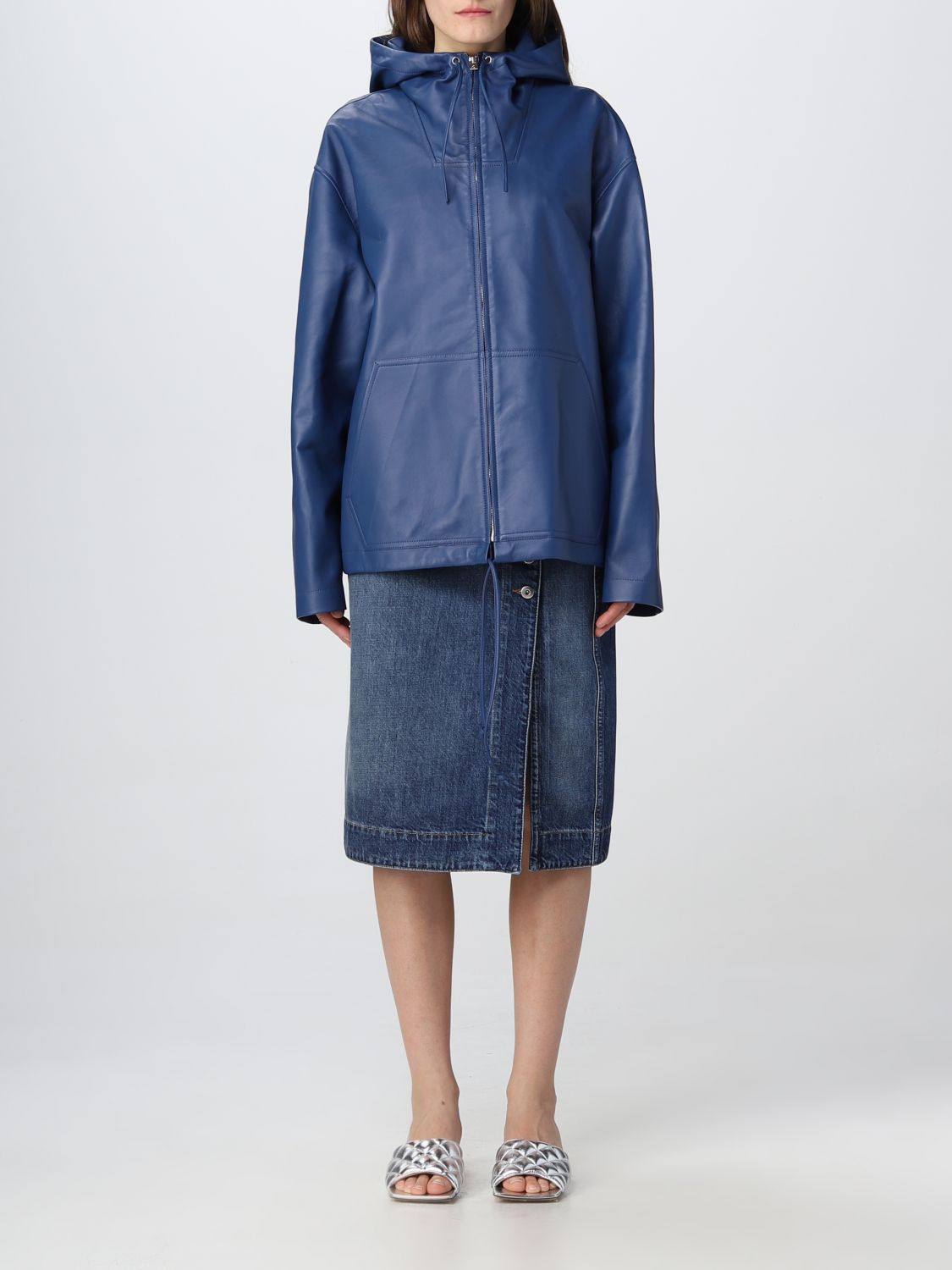 Bottega veneta 레더 자켓