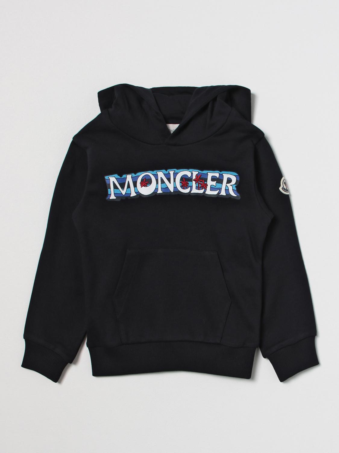 Moncler 후드 스웨트 셔츠 in 코튼