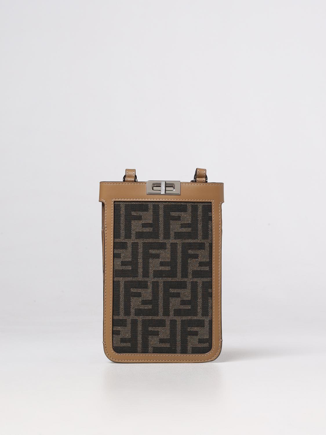 Fendi 백 in 레더 and 패브릭