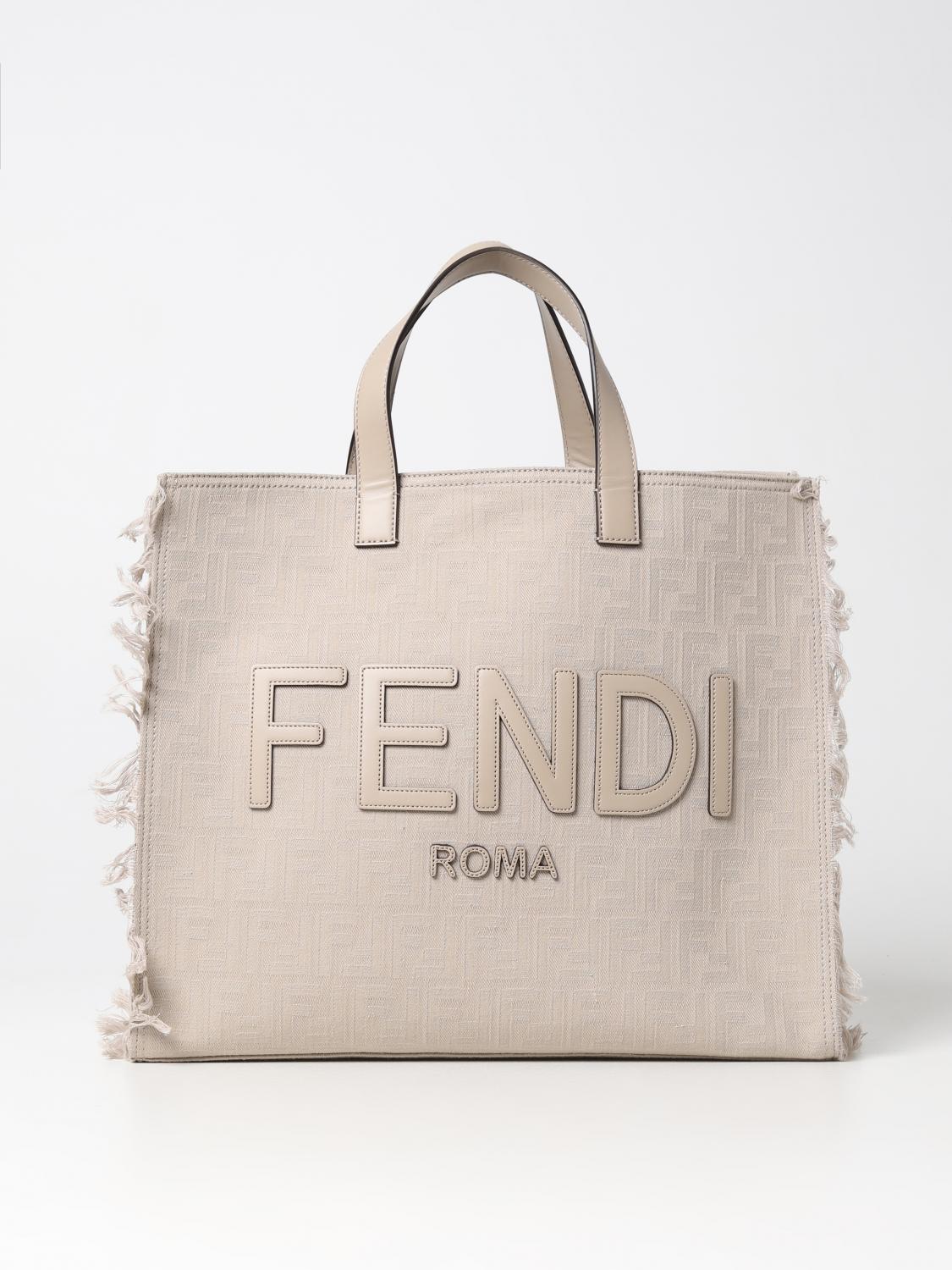 Fendi 자카드 패브릭 백