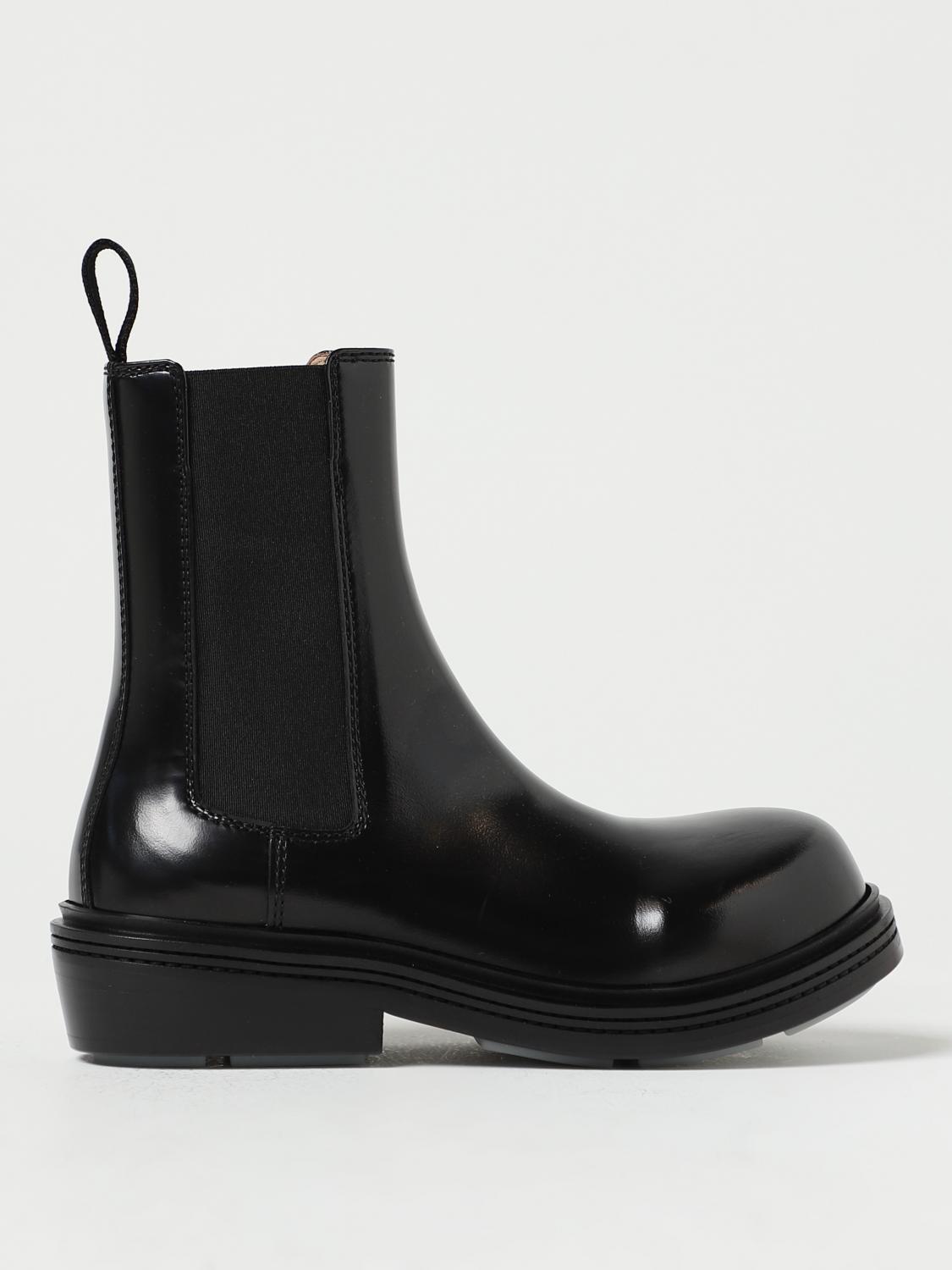 Bottega veneta 파이어맨 브러쉬드 레더 앵클 부츠