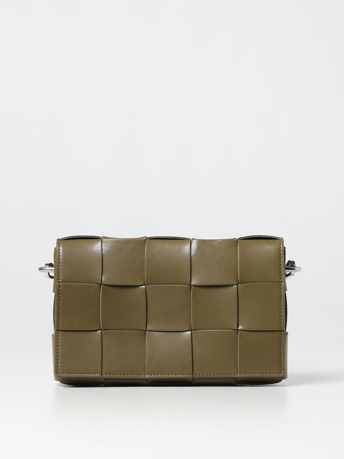 Bottega veneta 카세트 백 in 우븐 레더