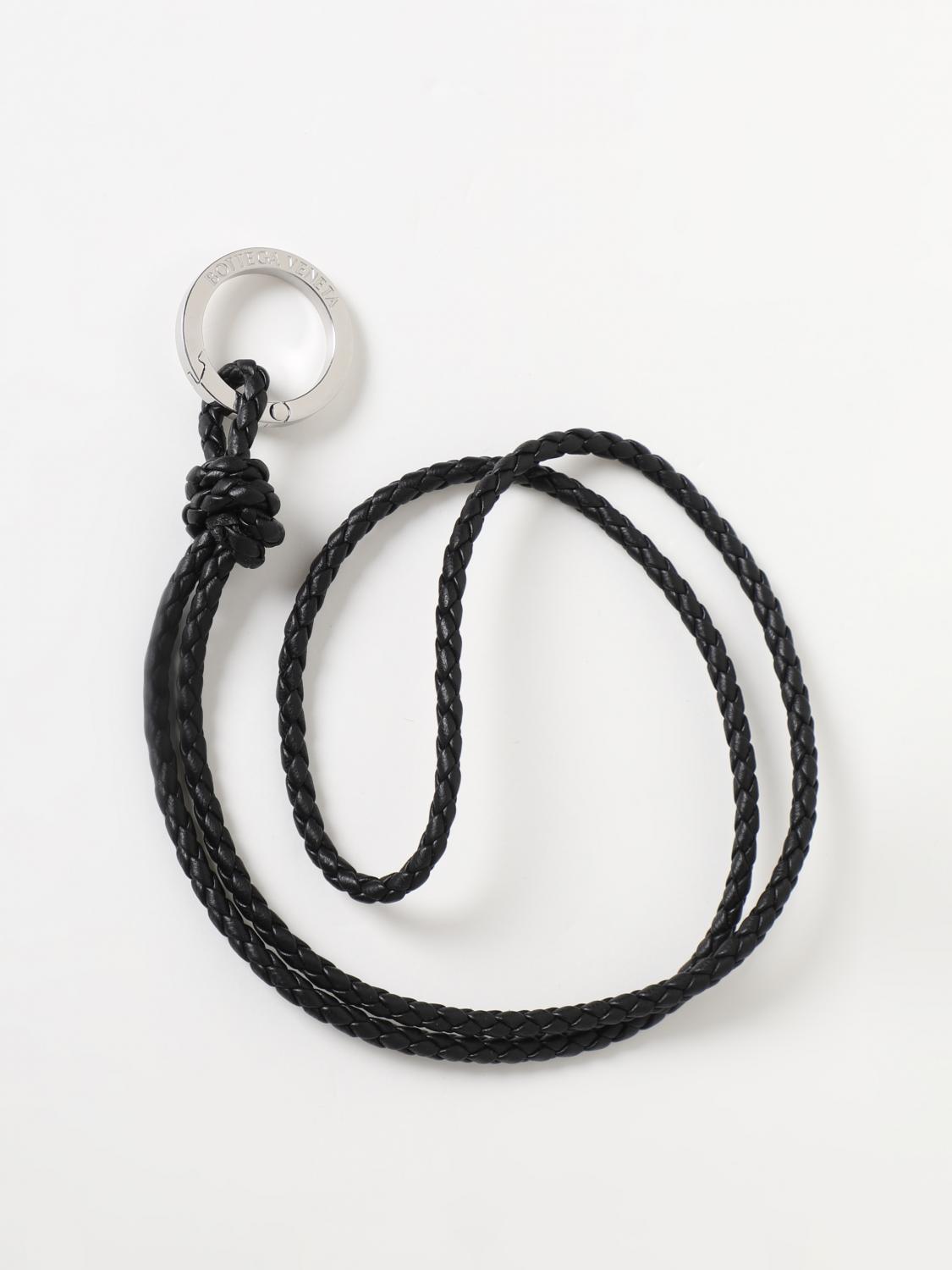 Bottega veneta key 반지 in 우븐 레더