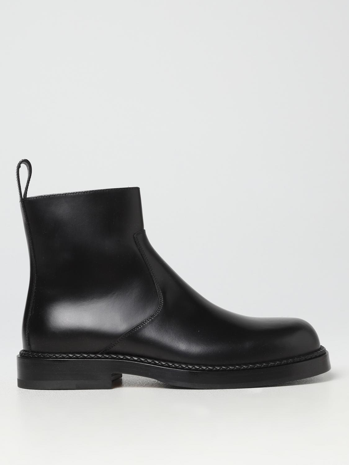 Bottega veneta strut 레더 앵클 부츠 위드 zip