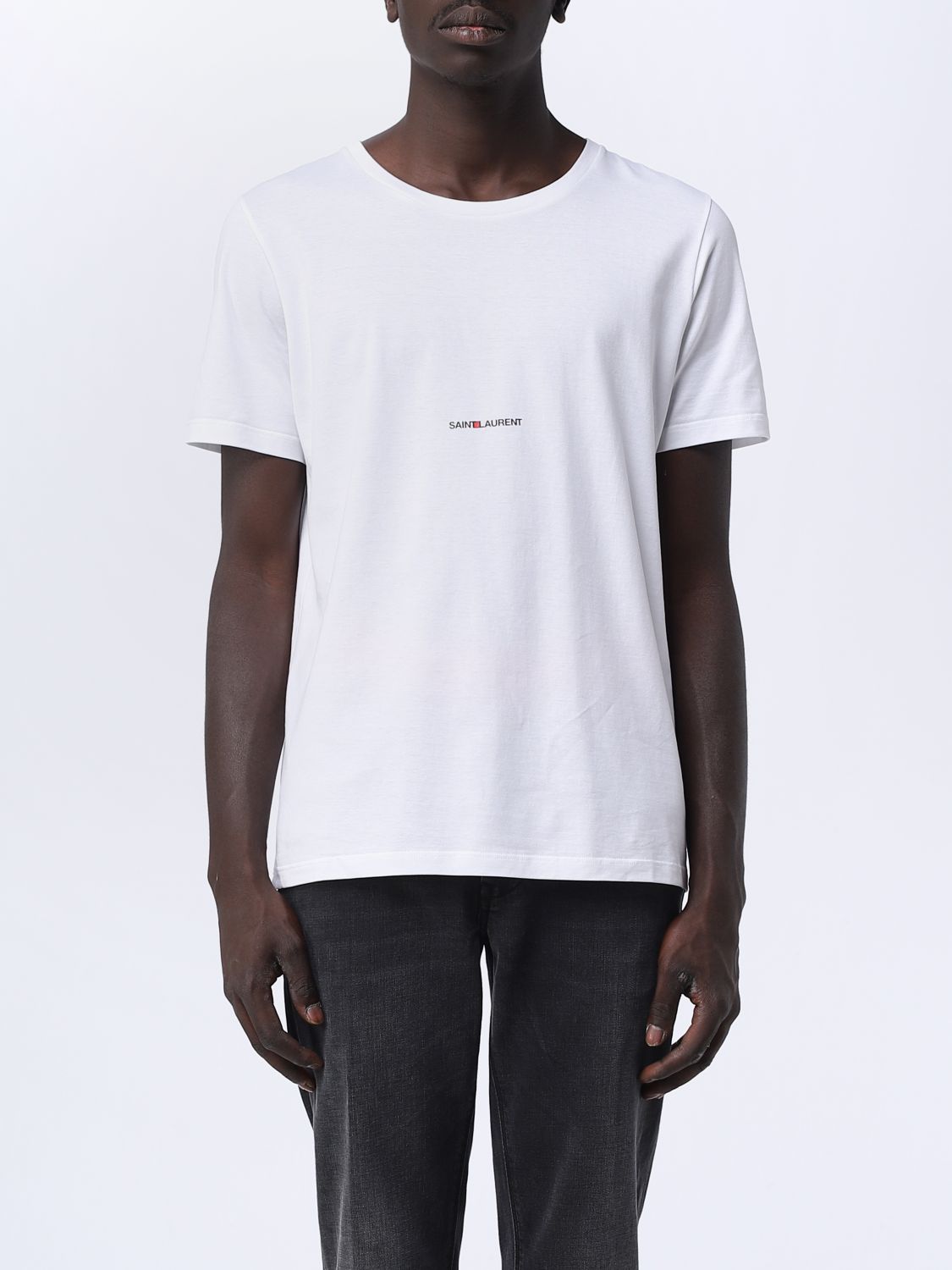 Saint laurent 코튼 티셔츠