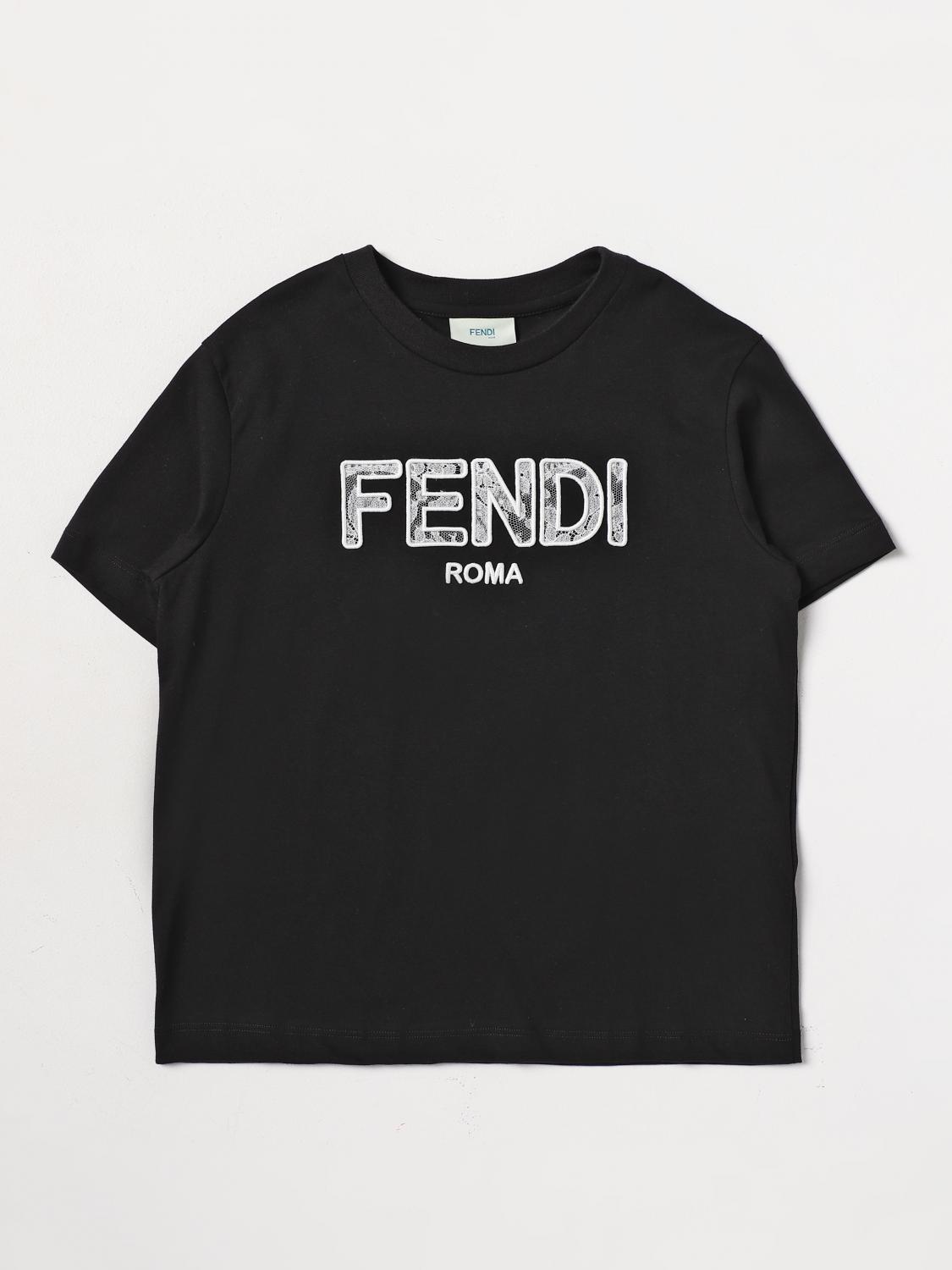 Fendi kids 티셔츠 in 코튼