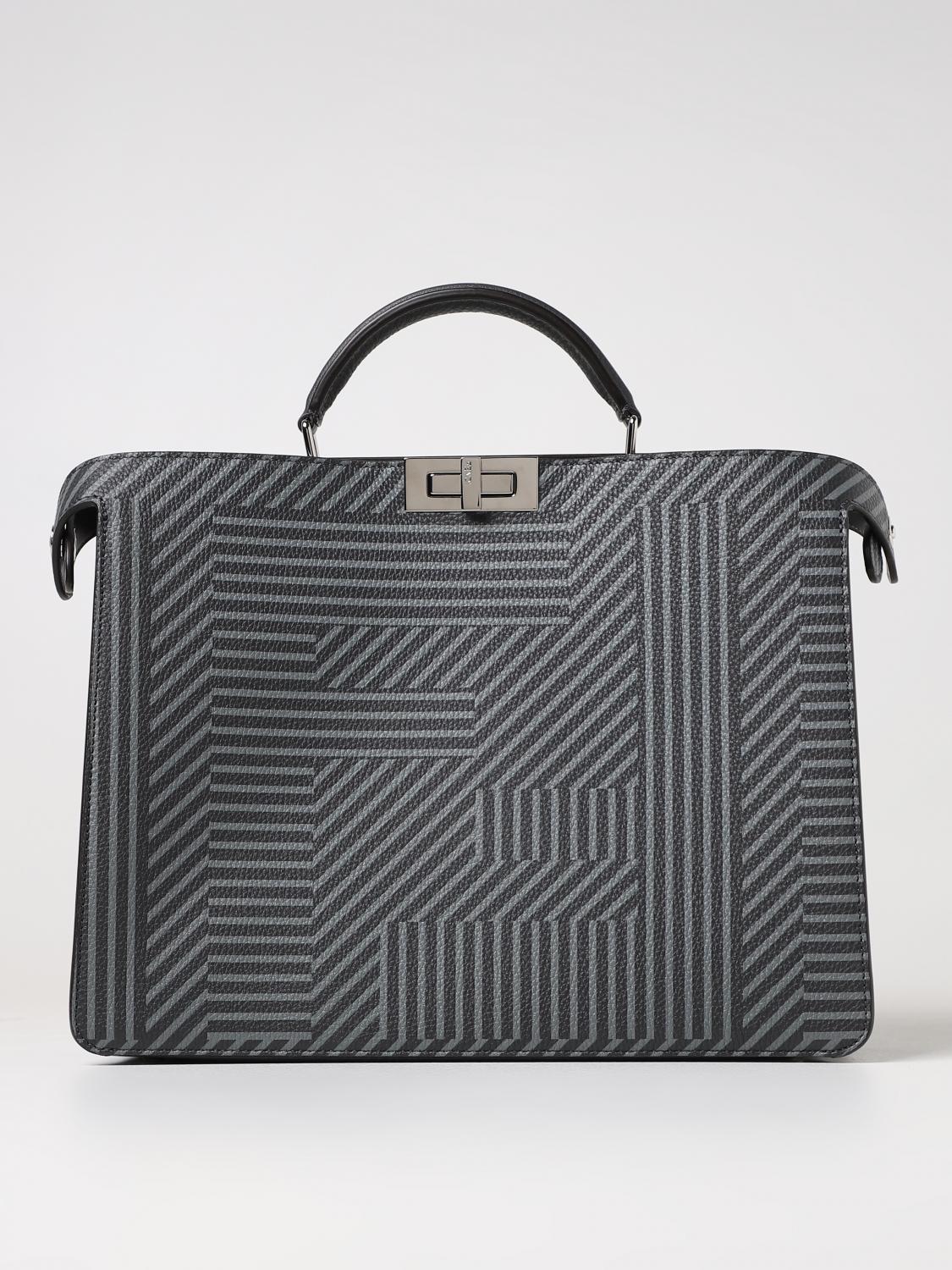 Fendi 피카부 iseeu 백 in grained cuoio romano 레더