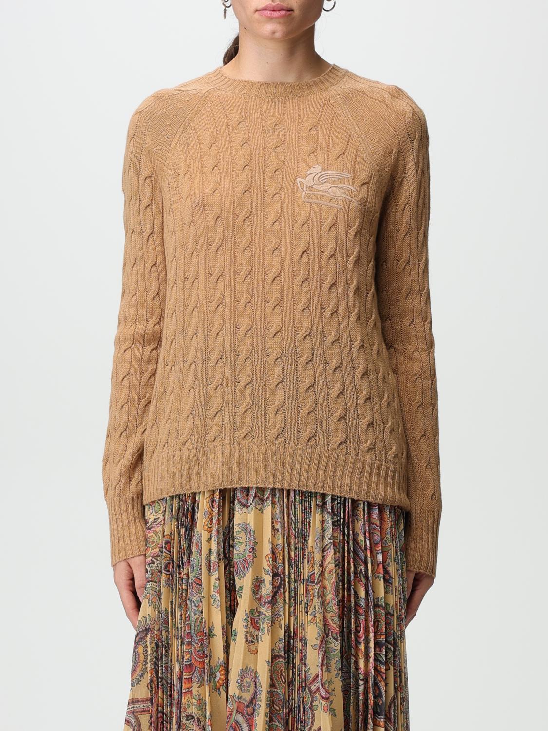Etro 스웨터 in 캐시미어 위드 tricot workmanship