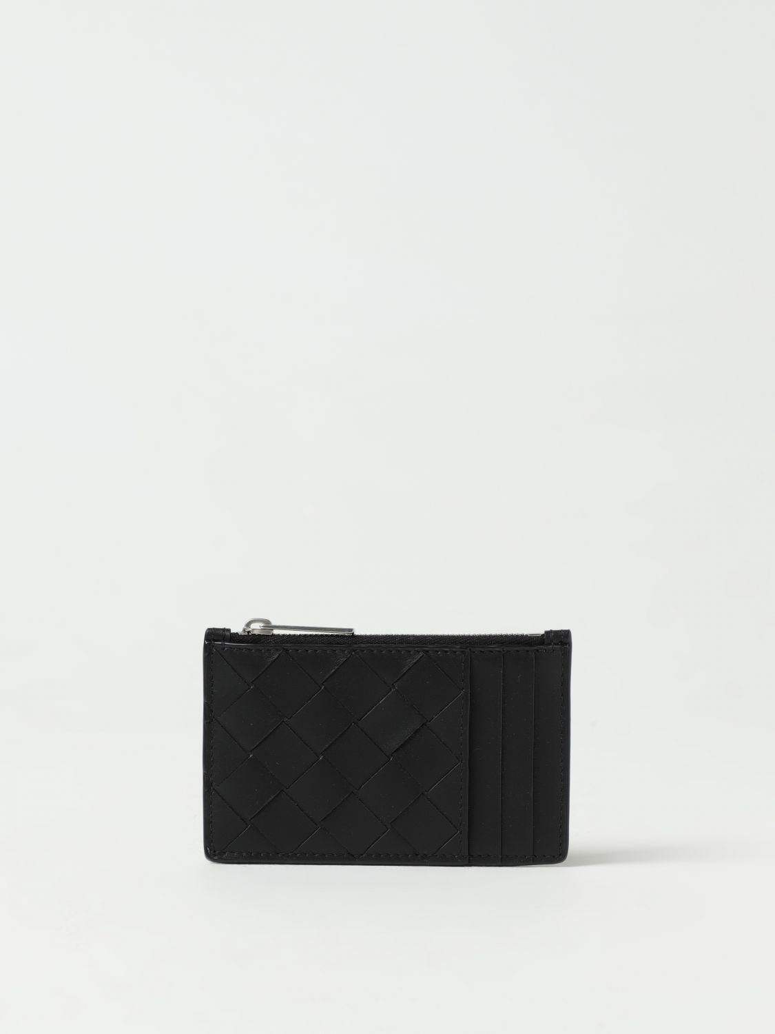 Bottega veneta credit 카드 홀더 in 우븐 레더