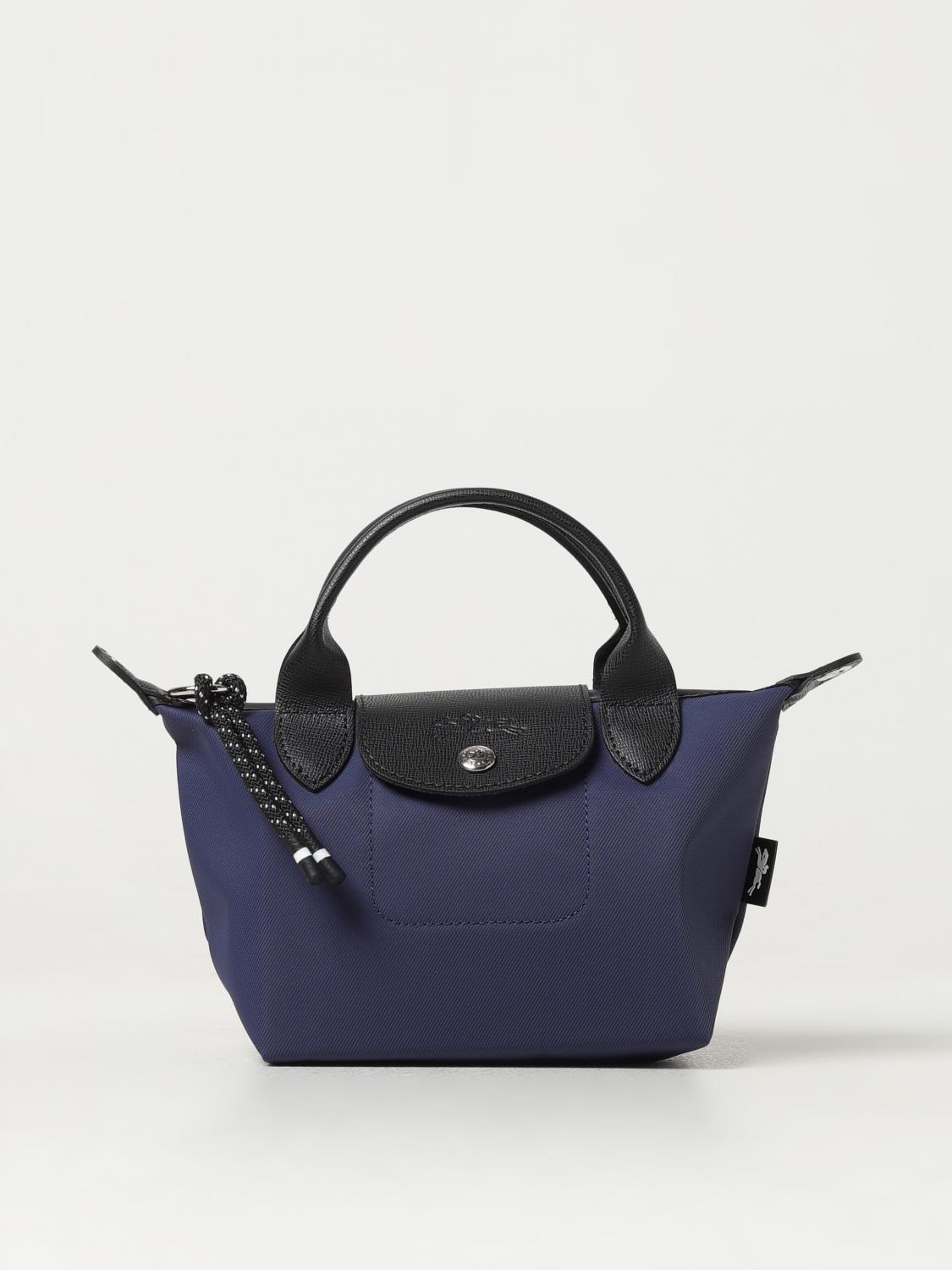 Longchamp le pliage energy xs 백 in 리사이클 나일론 and grained 레더