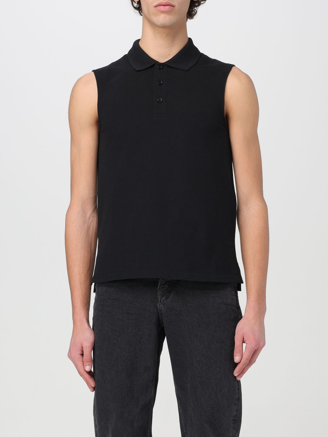 Mens 폴로 셔츠 Saint Laurent