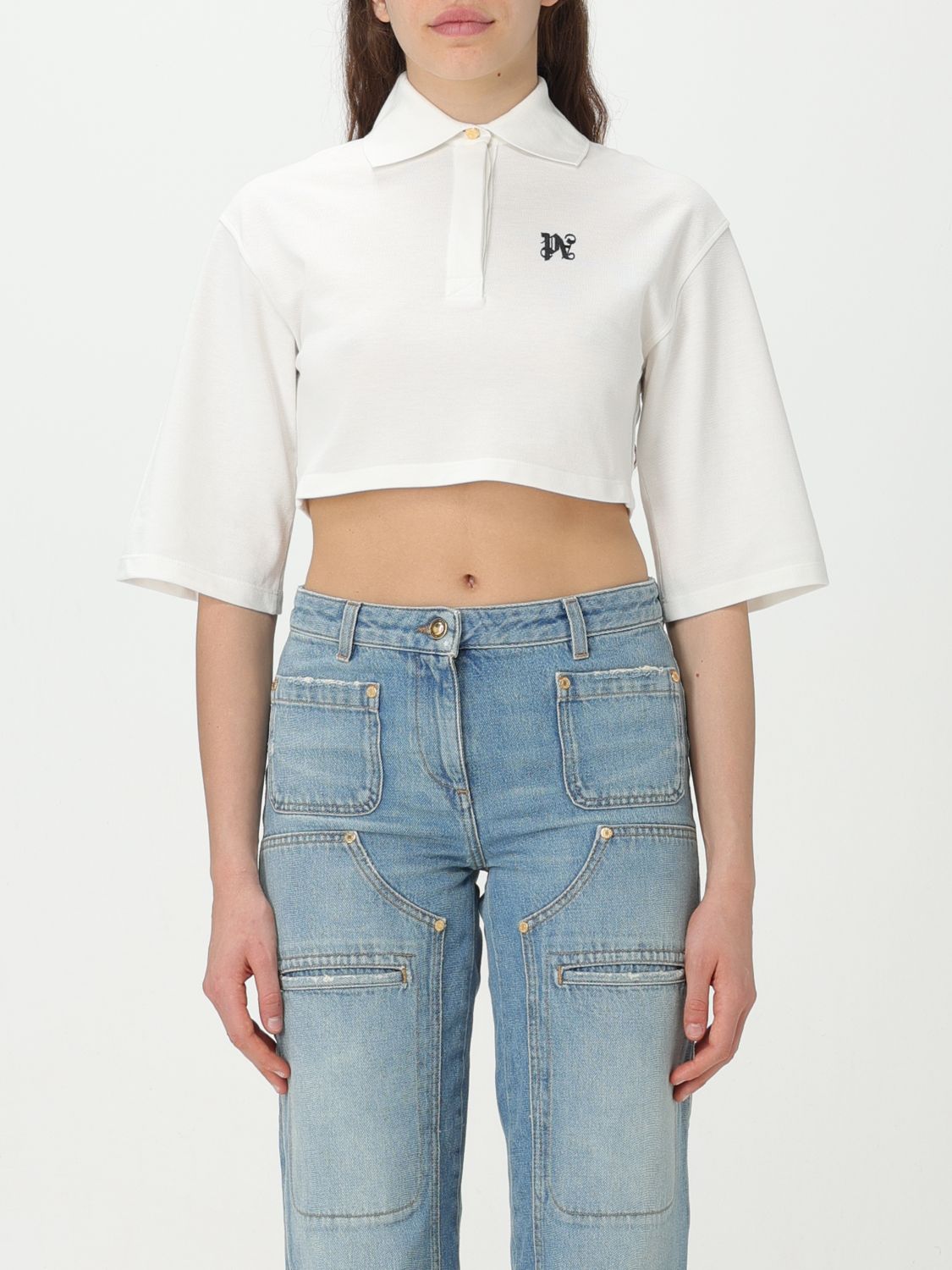 Womans 폴로 셔츠 Palm Angels