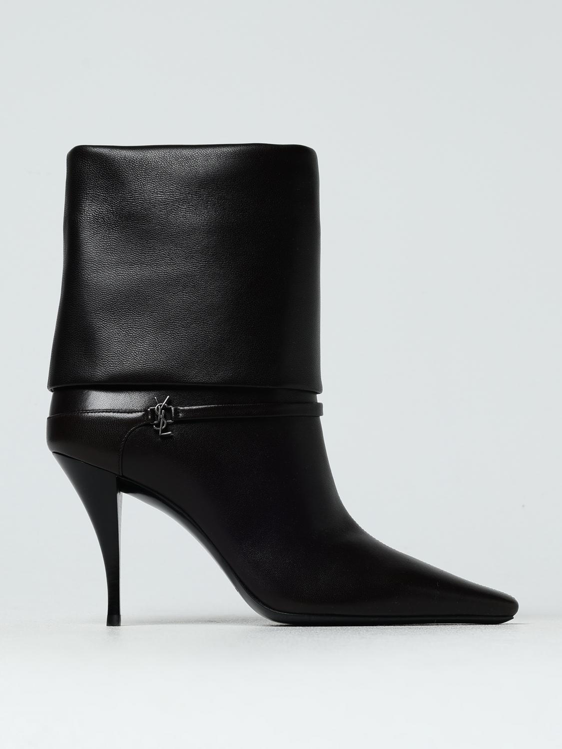 Womans 플랫 앵클 부츠 Saint Laurent