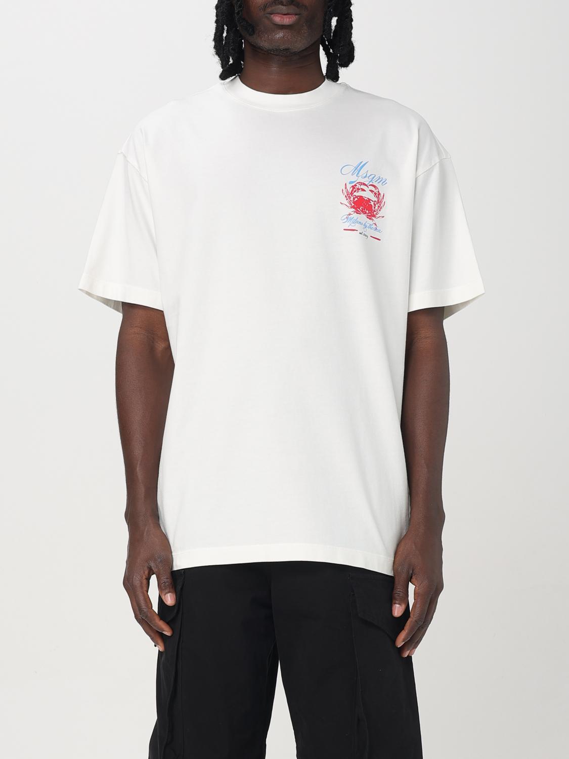 Mens 티셔츠 Msgm