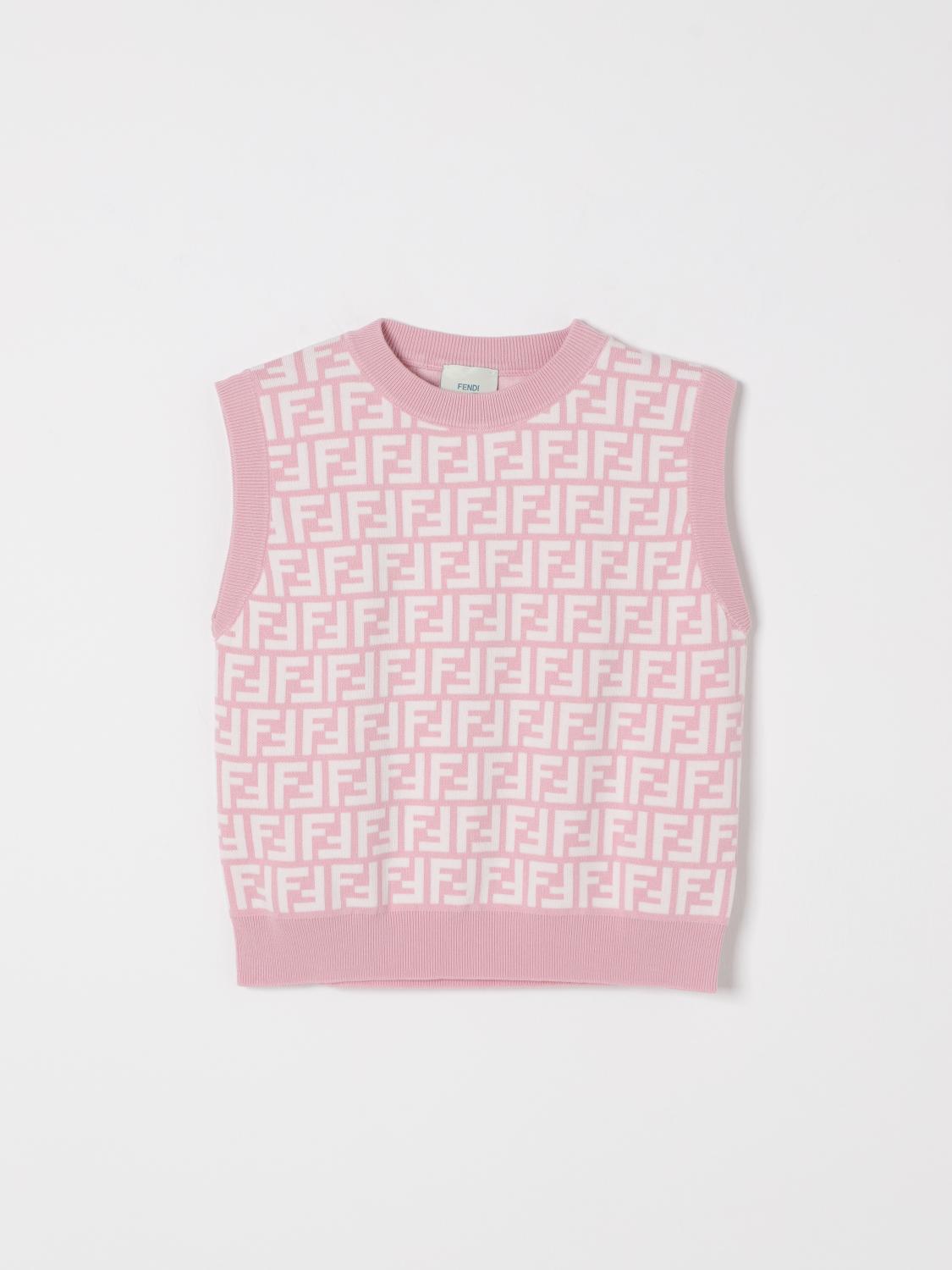 Little Girls 탑 Fendi