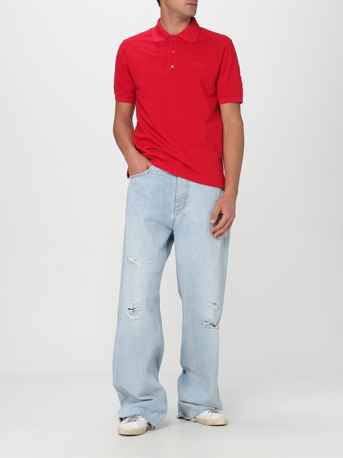 Mens 폴로 셔츠 골든 Goose