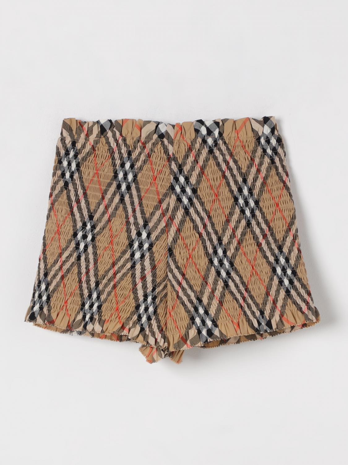 Little Girls 쇼츠 Burberry