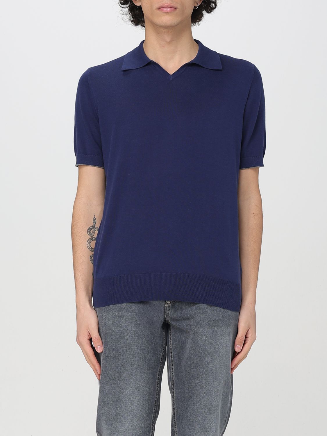 Mens 폴로 셔츠 Brunello Cucinelli