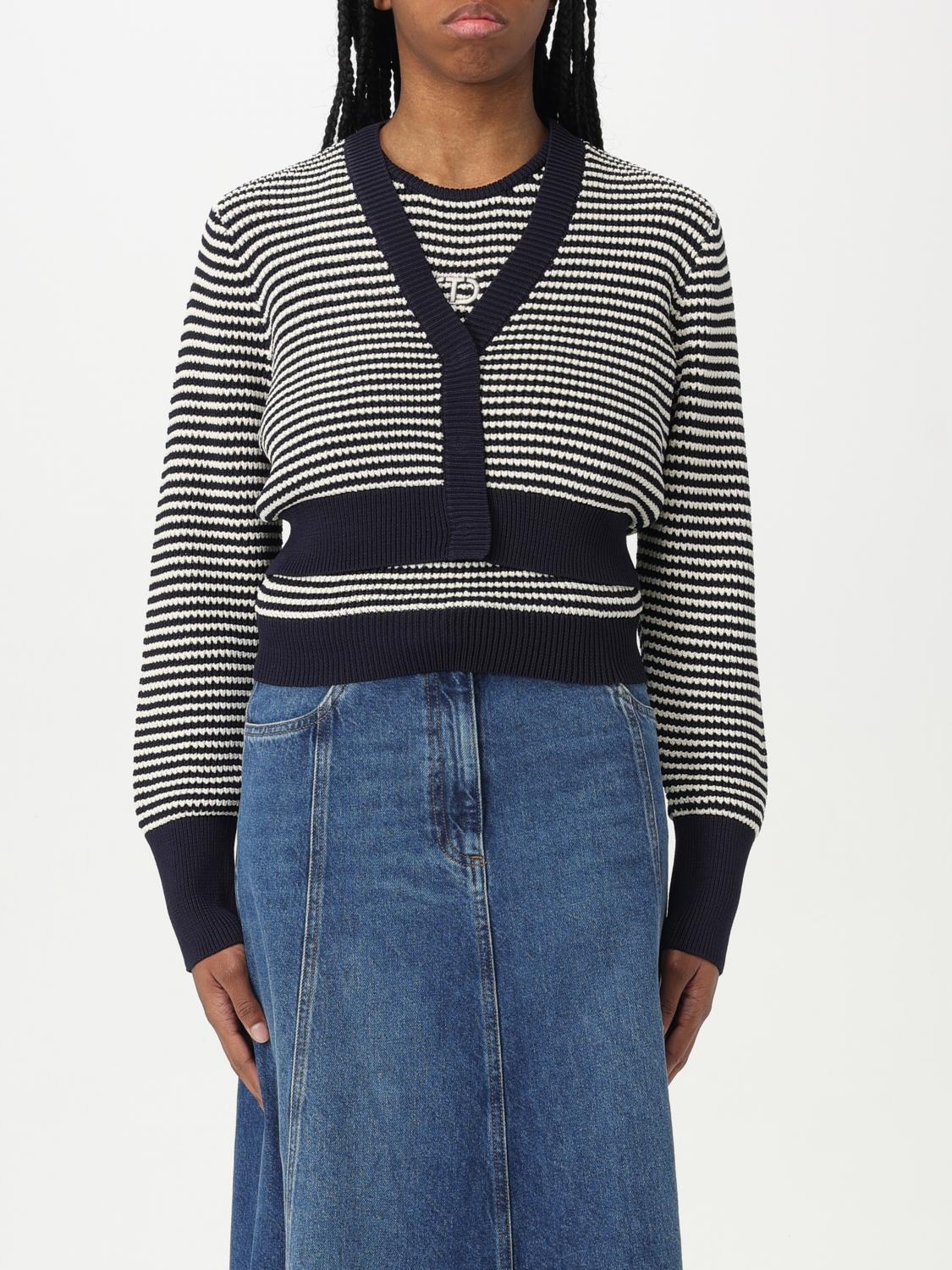 Womans 가디건 Twinset