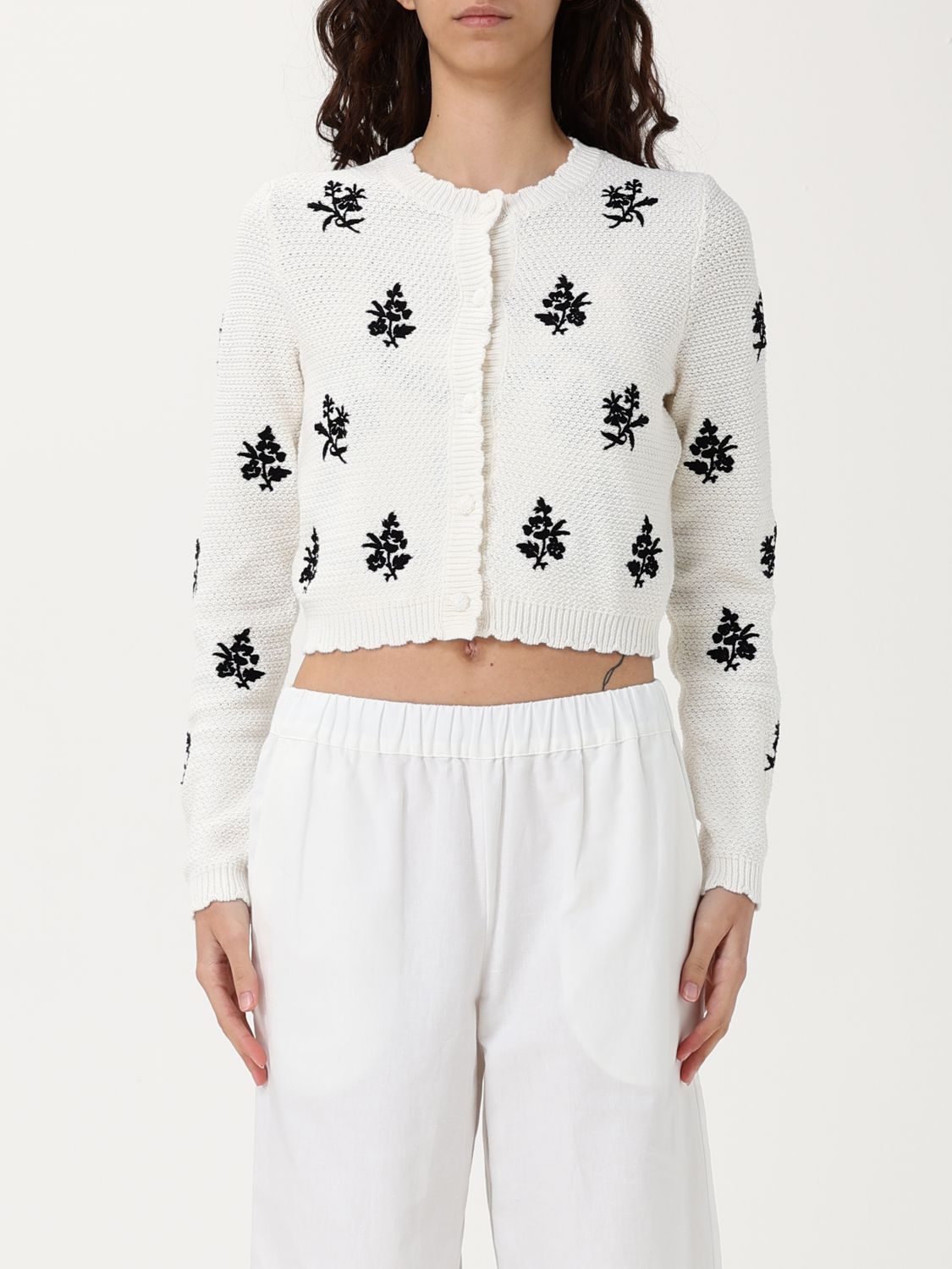 Womans 가디건 Twinset
