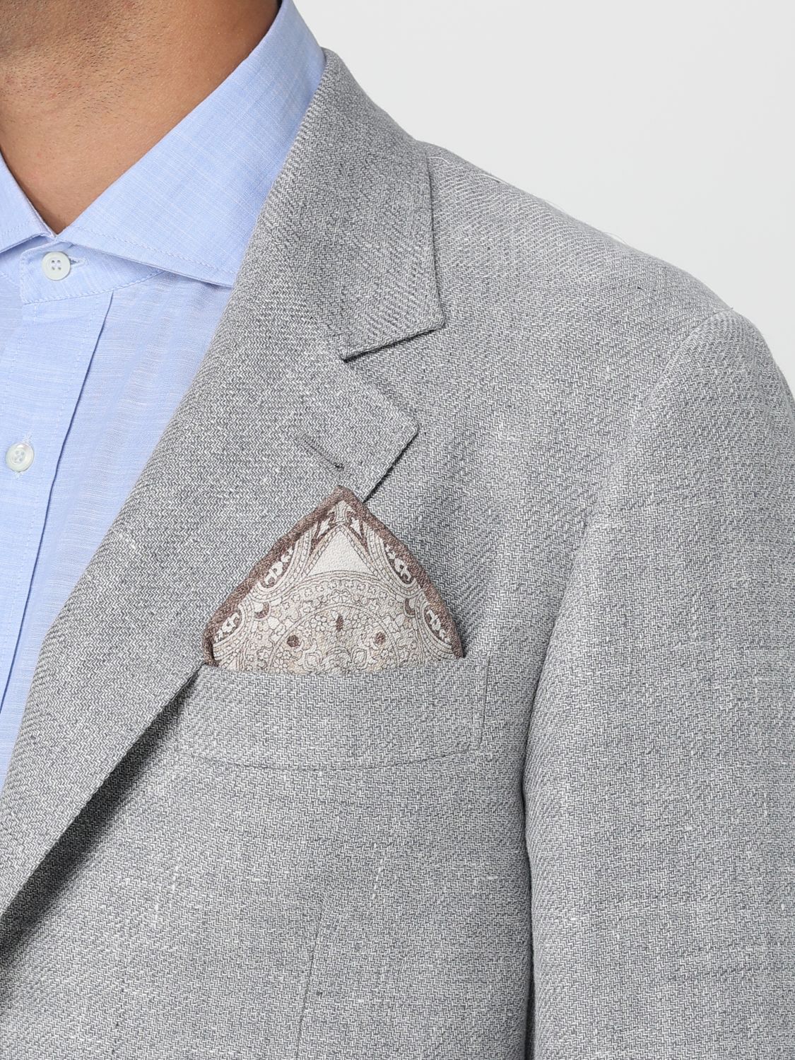 Mens 포켓 스퀘어 Brunello Cucinelli