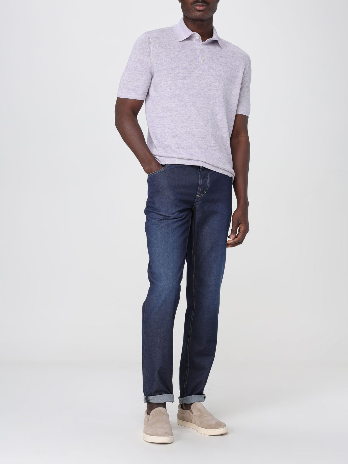 Mens 폴로 셔츠 Brunello Cucinelli