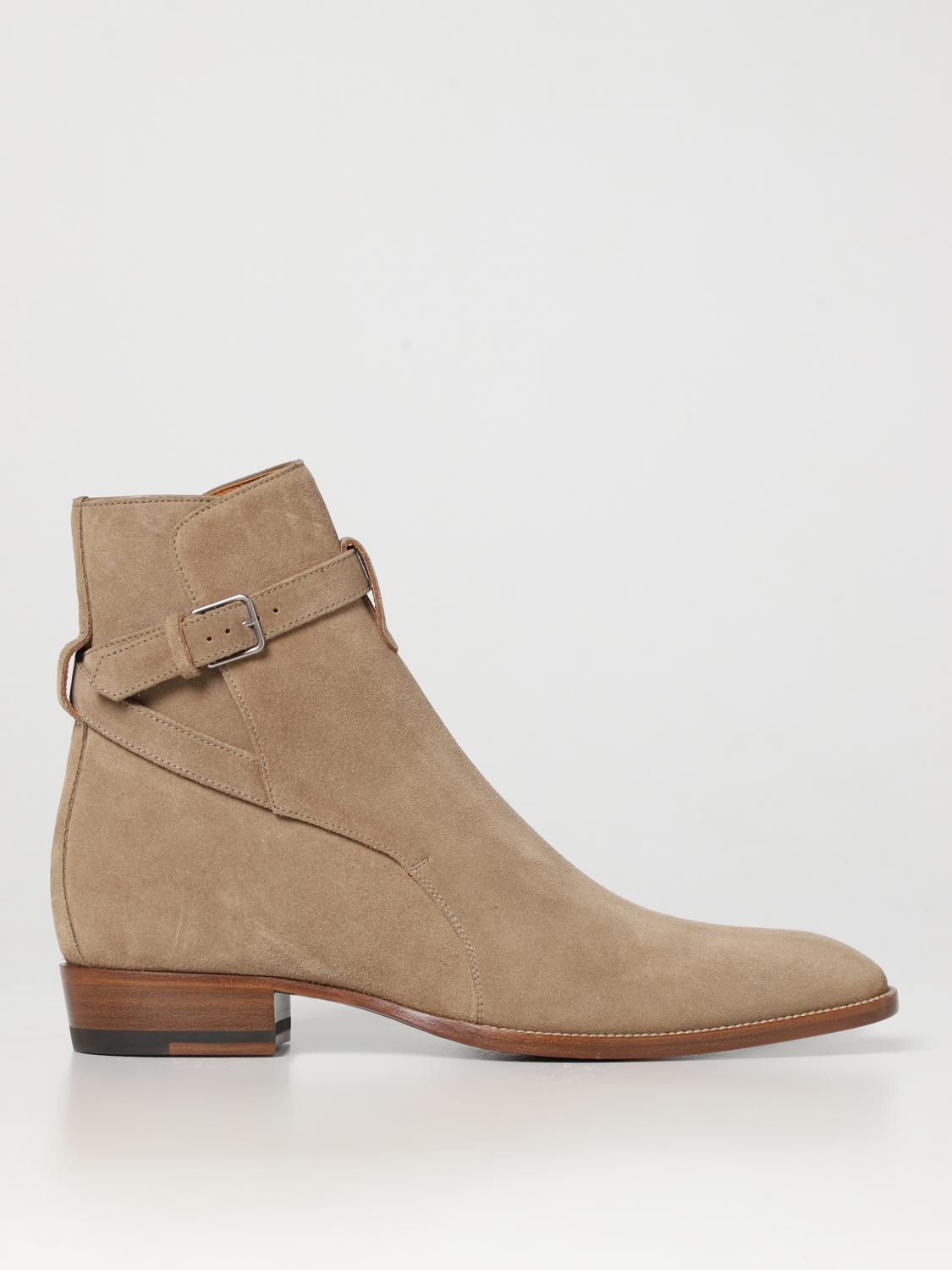 Saint laurent wyatt 30 jodhpur 스웨이드 앵클 부츠