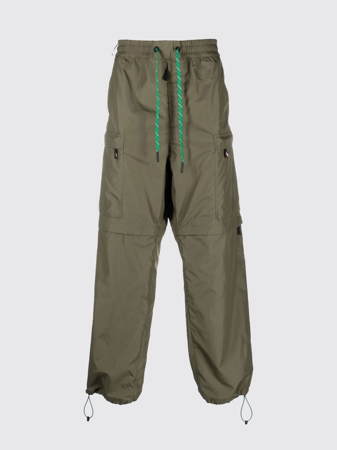 Moncler 트라우저 in 테크니컬 패브릭 위드 드로스트링 웨이스트