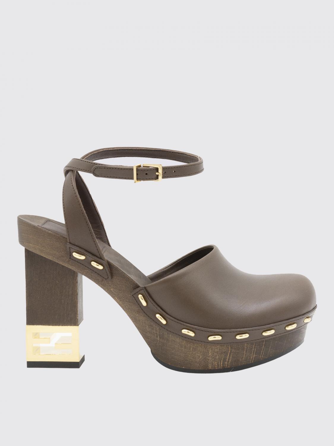 Fendi baguette 레더 샌들