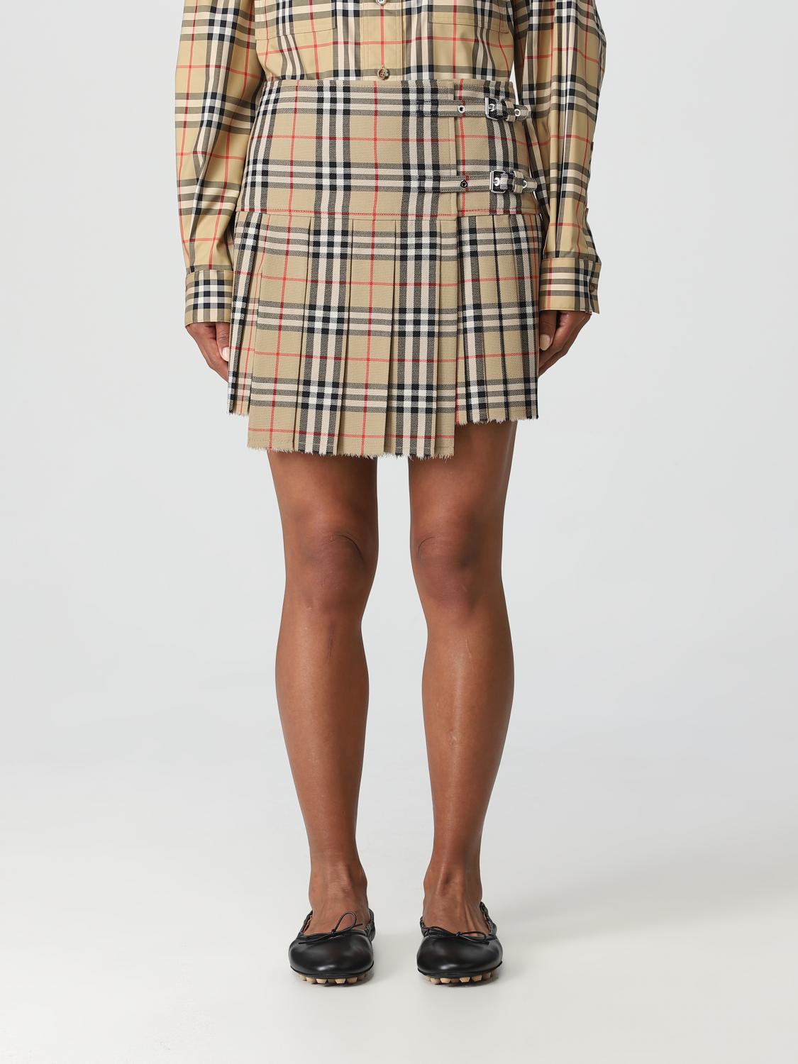Burberry 울 스커트