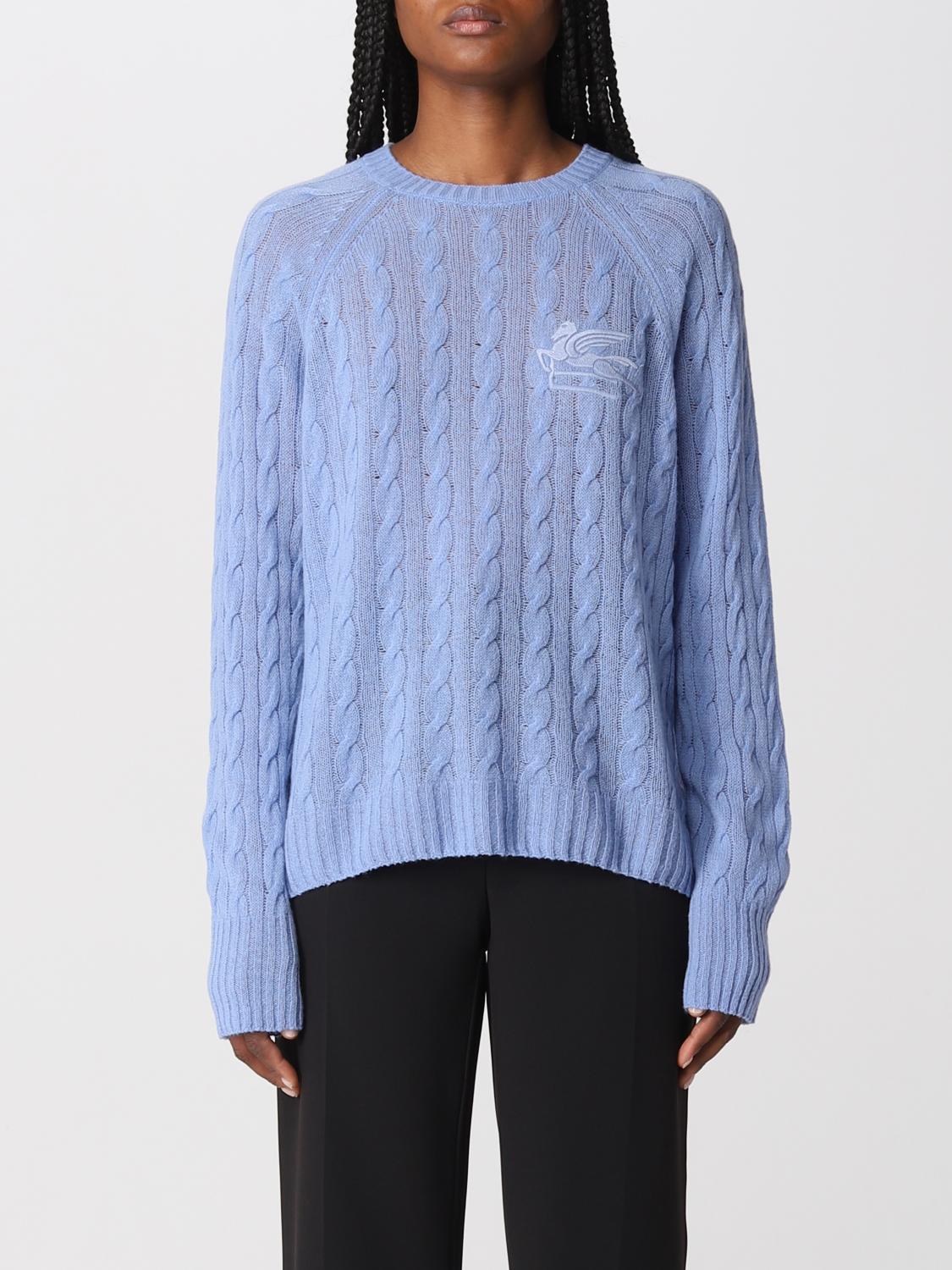 Etro 스웨터 in 캐시미어 위드 tricot workmanship